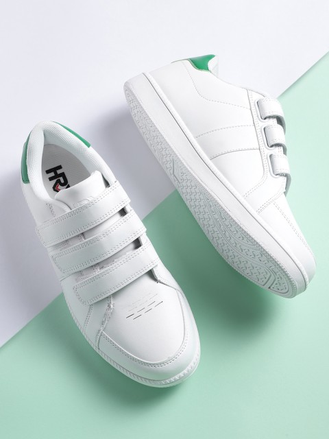 

HRX by Hrithik Roshan Men White Solid Velcro Sneakers