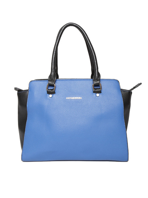

Hotberries Blue Textured Handbag