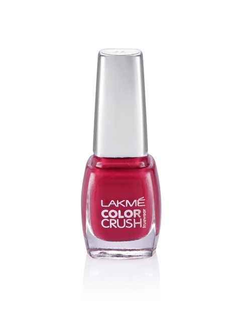 

Lakme True Wear Color Crush Nail Color - 70, Red