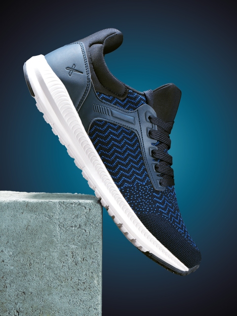 

HRX by Hrithik Roshan Men Navy Blue Knit Flex L1 Shoes