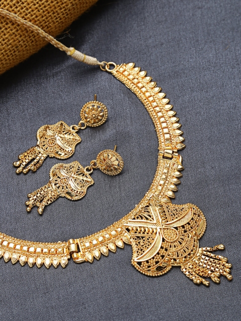 

ZeroKaata Gold-Plated Designer Handcrafted Jewellery Set