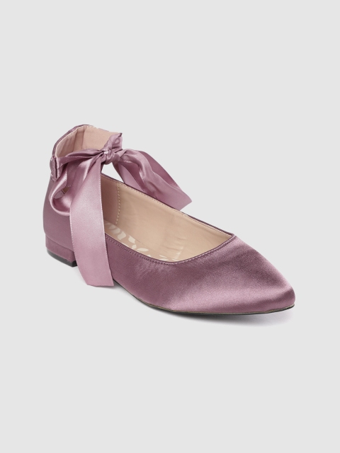 

Lavie Women Mauve Solid Ballerinas