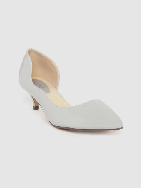 

Lavie Women Grey Solid Pumps