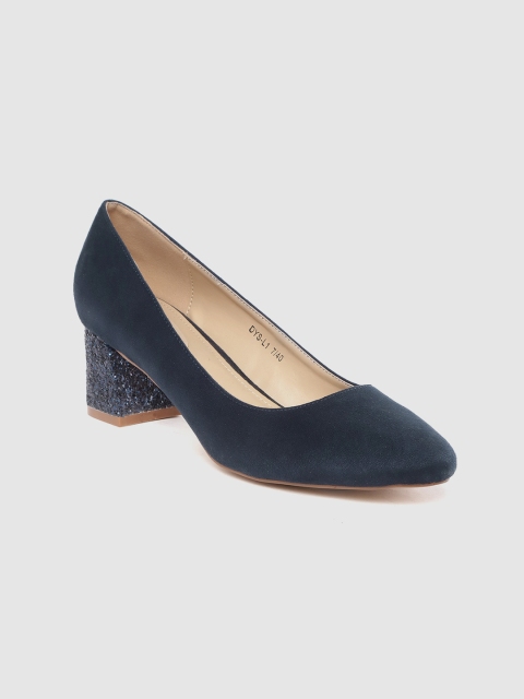 

Lavie Women Navy Blue Solid Pumps