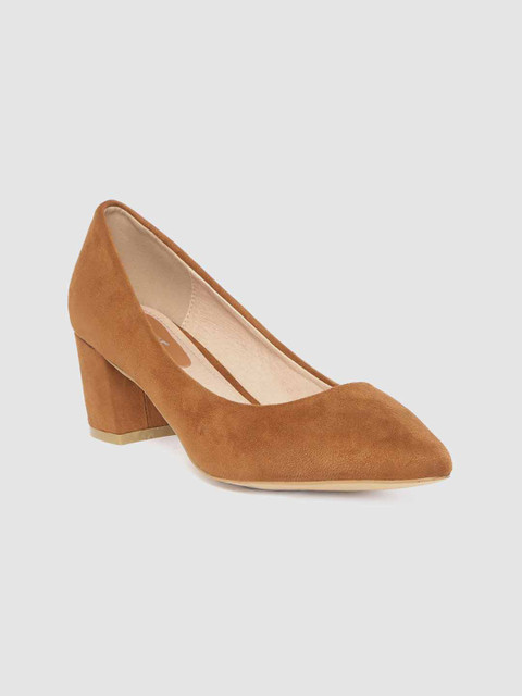

Lavie Women Brown Solid Pumps