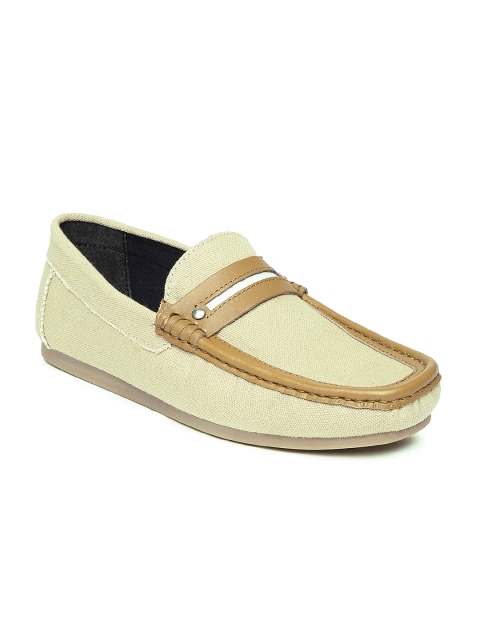 

Carlton London Men Beige Loafers