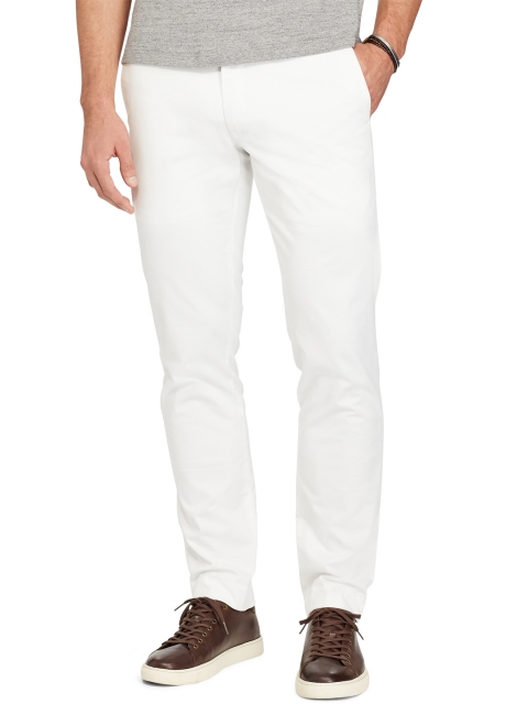 

Polo Ralph Lauren Men Stretch Slim Fit Chino Trousers, White