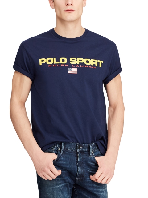 

Polo Ralph Lauren Men Classic Fit Polo Sport T-Shirt, Navy blue