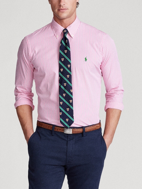 

Polo Ralph Lauren Men Slim Fit Poplin Shirt, Pink