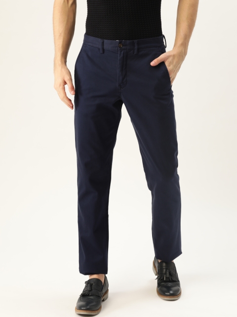 

Polo Ralph Lauren Men Navy Blue Solid Straight Fit Chinos