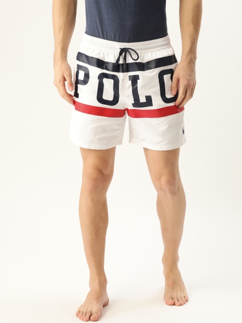 

Polo Ralph Lauren Men 14 cm Traveller Swim Trunk, White