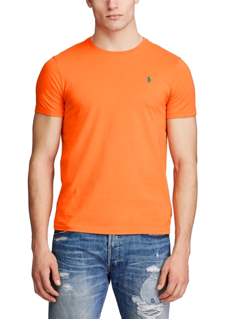 

Polo Ralph Lauren Men Custom Slim Crewneck T-Shirt, Orange