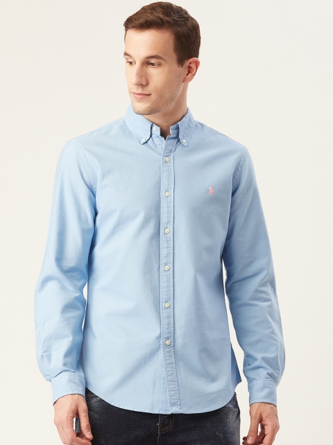 

Polo Ralph Lauren Men Blue Slim Fit Solid Casual Shirt