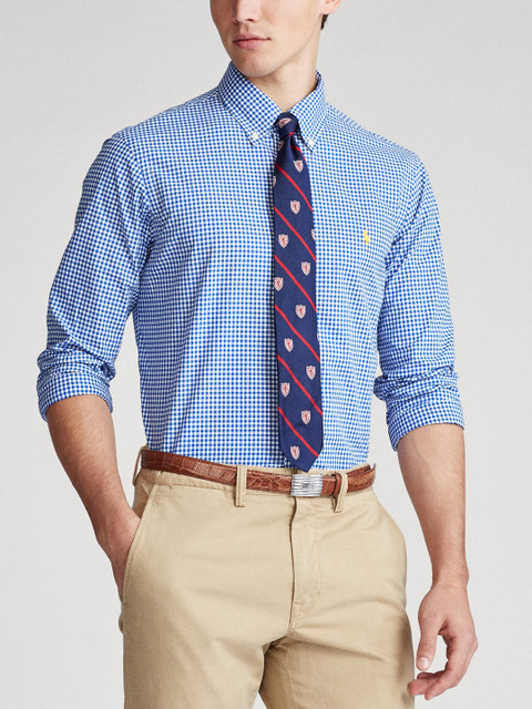 

Polo Ralph Lauren Custom Fit Gingham Shirt, White