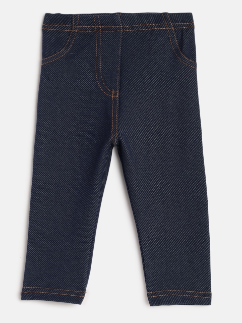 

mothercare Girls Navy Blue Solid Jeggings