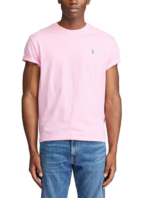 

Polo Ralph Lauren Men Custom Slim Crewneck T-Shirt, Pink