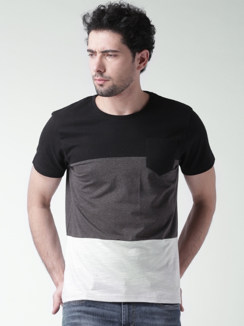 

Moda Rapido Black & Charcoal Grey T-shirt