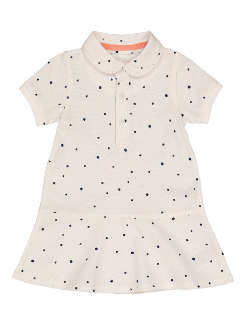 

mothercare Girls Cream-Coloured Printed A-Line Dress