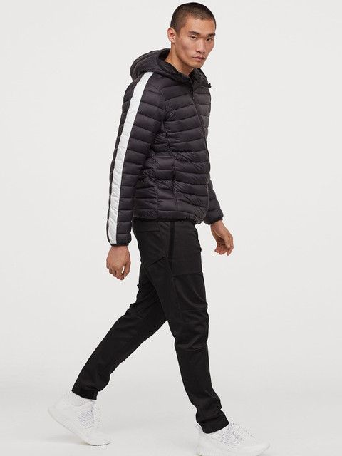 

H&M Men Black Solid Sports Trousers