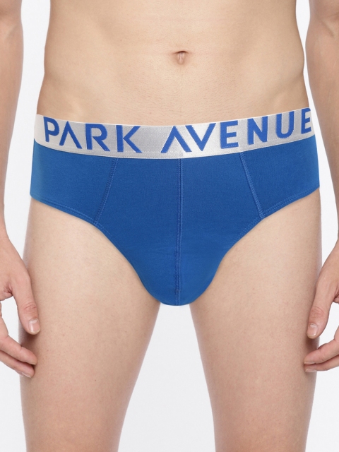 

Park Avenue Men Blue Solid Briefs PZRR00114-B8