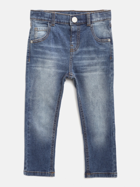 

mothercare Boys Blue Regular Fit Mid-Rise Clean Look Jeans