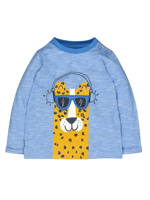 

mothercare Boys Multicoloured Printed Round Neck T-shirt, Multi