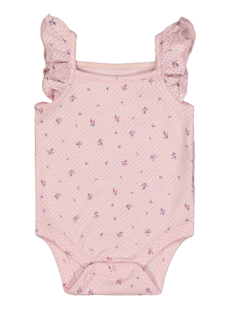 

mothercare Girls Pink Printed Bodysuit