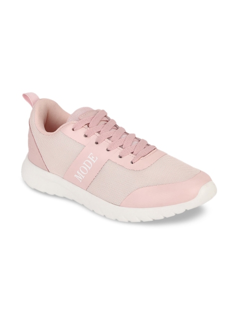 

Mode by Red Tape Women Pink Mesh Walking Shoes