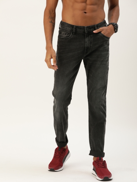 

Moda Rapido Men Black Slim Fit Mid-Rise Clean Look Stretchable Jeans