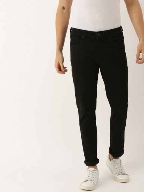 

Moda Rapido Men Black Slim Fit Mid-Rise Clean Look Stretchable Jeans