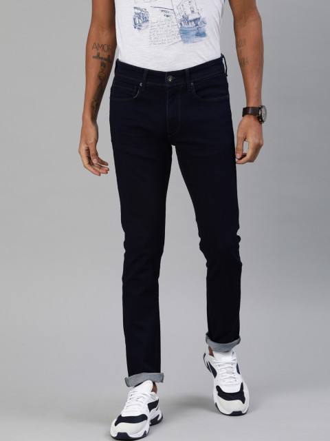 

BEAT LONDON by PEPE JEANS Men Blue Super Skinny Fit Low-Rise Clean Look Stretchable Jeans