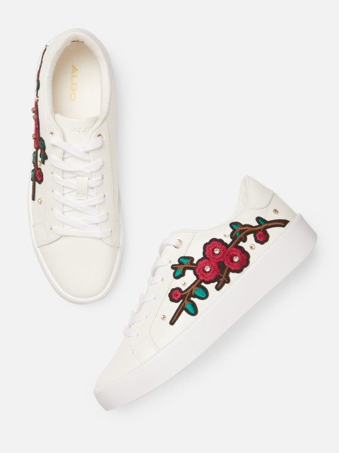 

ALDO Women White Sneakers