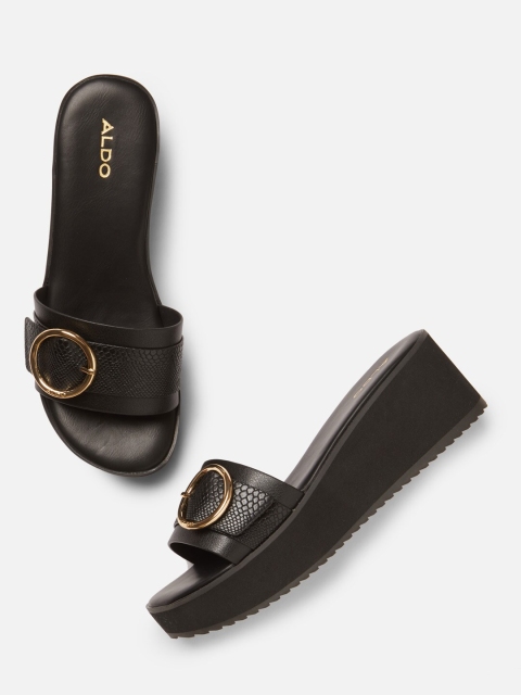 

ALDO Women Black Solid Sandals