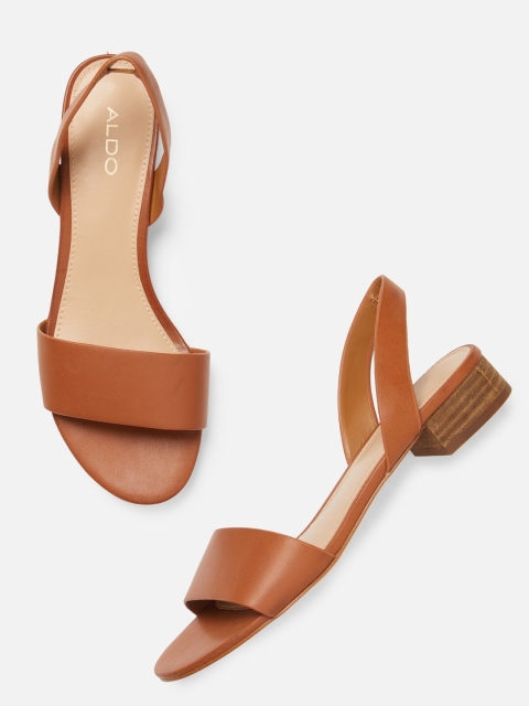 

ALDO Women Brown Solid Heels