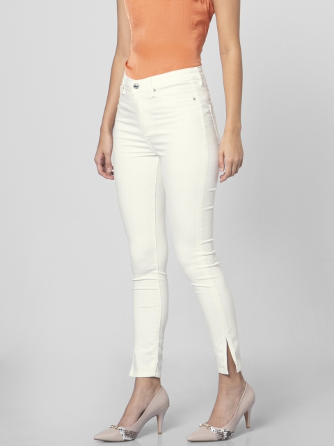 

Vero Moda Women White Sophia Skinny Fit High-Rise Clean Look Stretchable Jeans