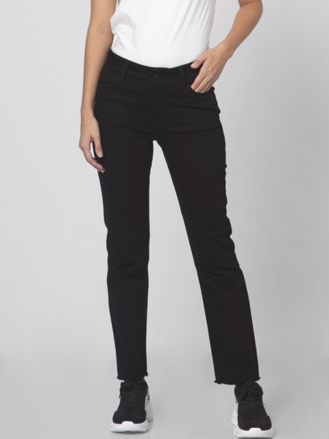 

Vero Moda Women Black Bootcut Mid-Rise Clean Look Jeans