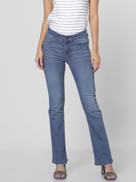 

Vero Moda Women Blue Bootcut Mid-Rise Clean Look Stretchable Jeans