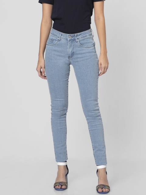 

Vero Moda Women Blue Skinny Fit Mid-Rise Clean Look Stretchable Jeans