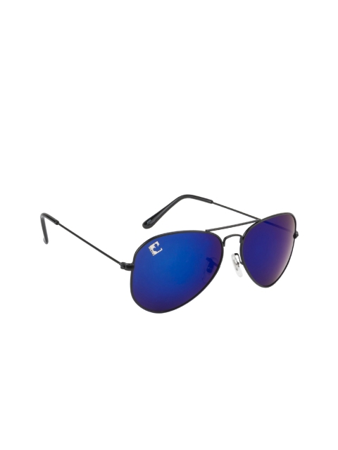 

Clark N Palmer Unisex Mirrored Aviator Sunglasses CNP-RB-711, Blue