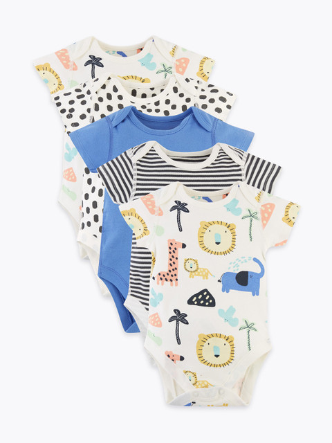 

Marks & Spencer Kids Pack of 4 Bodysuit, Multi