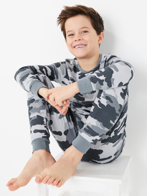 

Marks & Spencer Boys Grey Printed Night suit