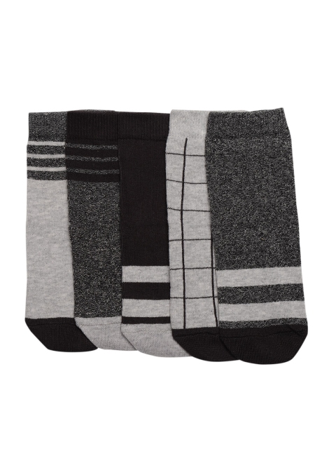 

Marks & Spencer Boys Pack of 5 Ankle Length Socks, Grey