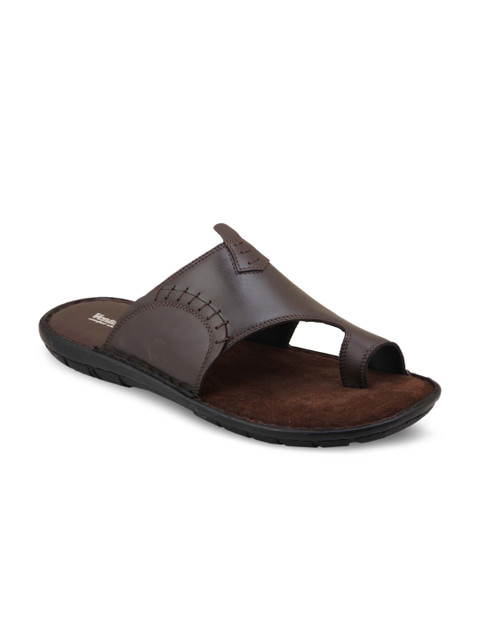 

Ventoland Men Brown Genuine Leather Sandals
