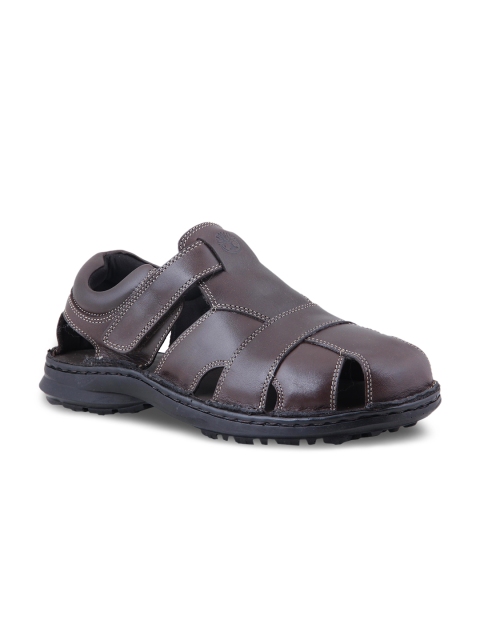 

Ventoland Men Brown Leather Sandals