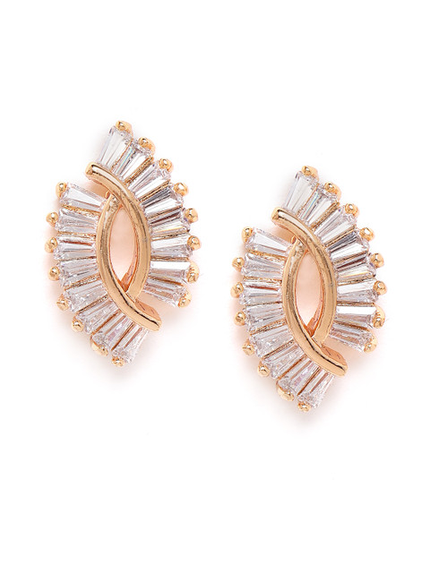 

Carlton London Gold-Plated CZ-Studded Suds