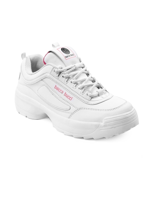 

bacca bucci Women White Solid Sneakers