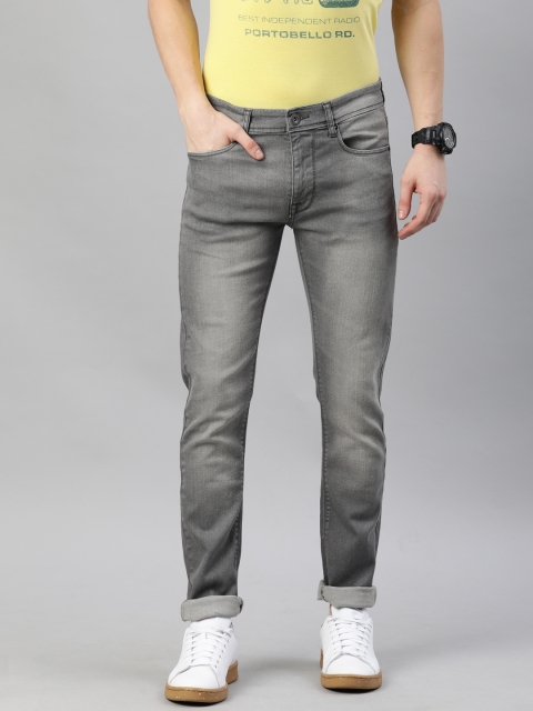 

BEAT LONDON by PEPE JEANS Men Grey Super Skinny Fit Low-Rise Clean Look Stretchable Jeans