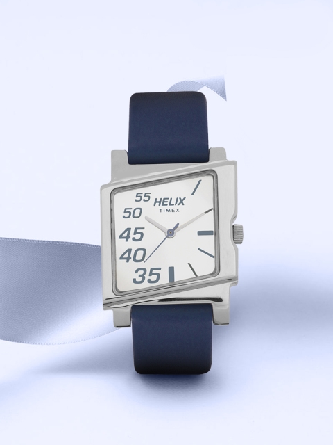 

Helix Women White & Blue Analogue Watch TW044HL02