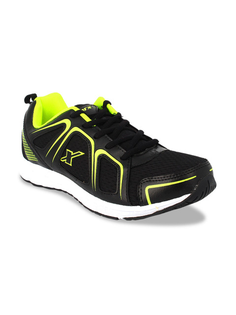 

Sparx Men Black & Fluorescent Green Mesh SM-347 Running Shoes