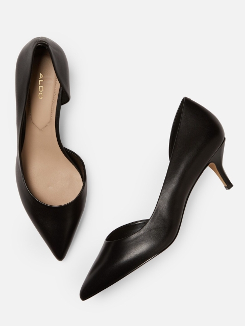 

ALDO Women Black Solid Pumps